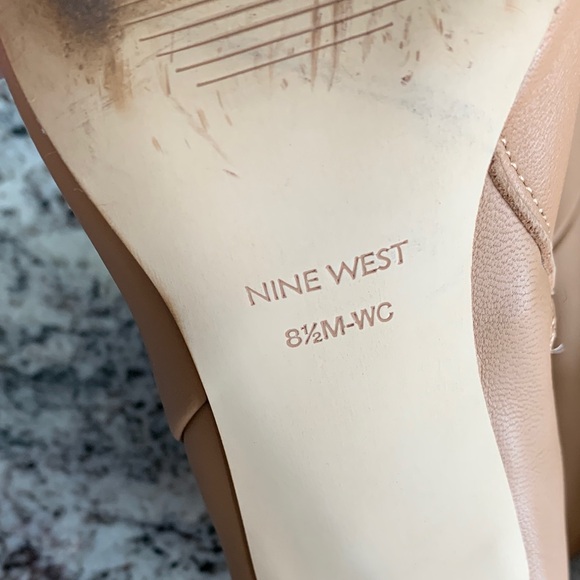 Nine West Tan Heeled Boots - Picture 3 of 8